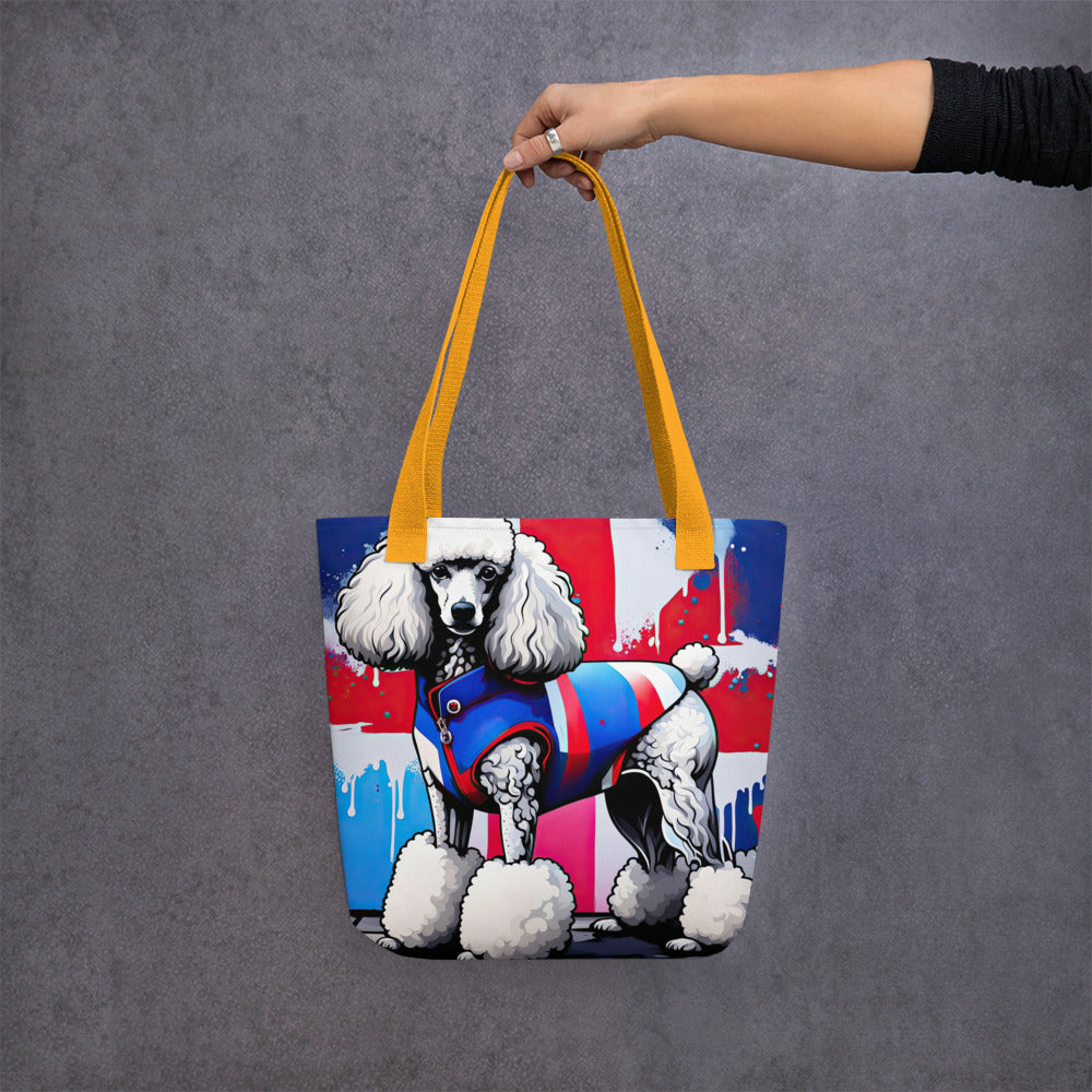 Tote bag-Poodle V4