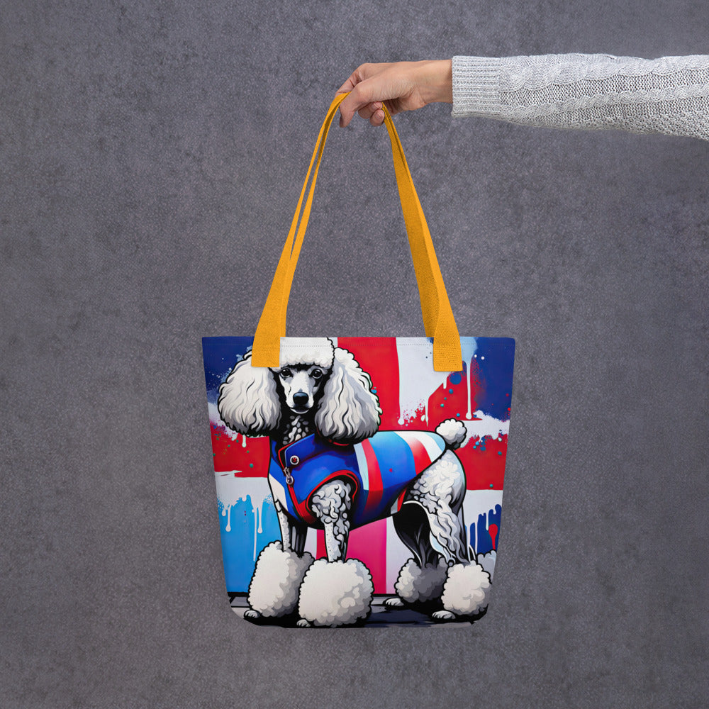 Tote bag-Poodle V4