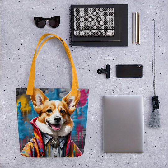 Tote bag-Pembroke Welsh Corgi  V4