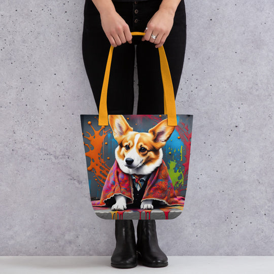 Tote bag-Pembroke Welsh Corgi V8