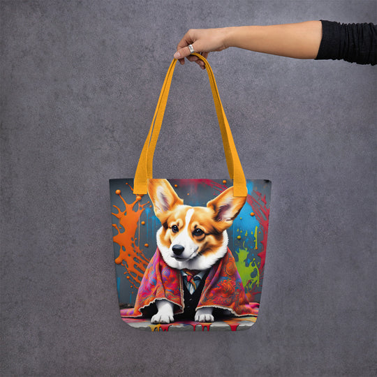 Tote bag-Pembroke Welsh Corgi V8