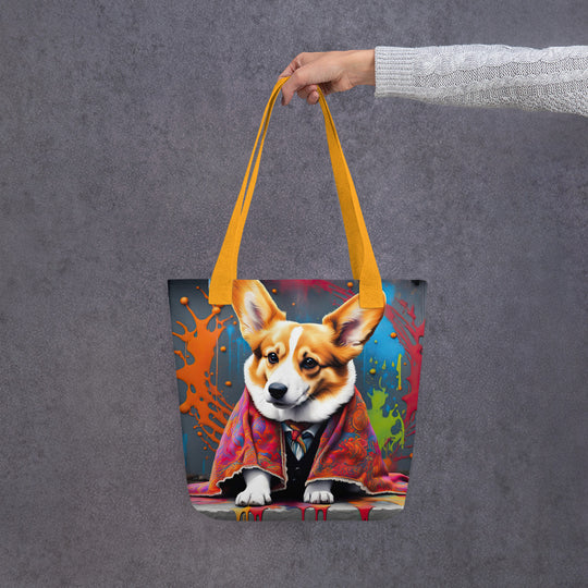 Tote bag-Pembroke Welsh Corgi V8