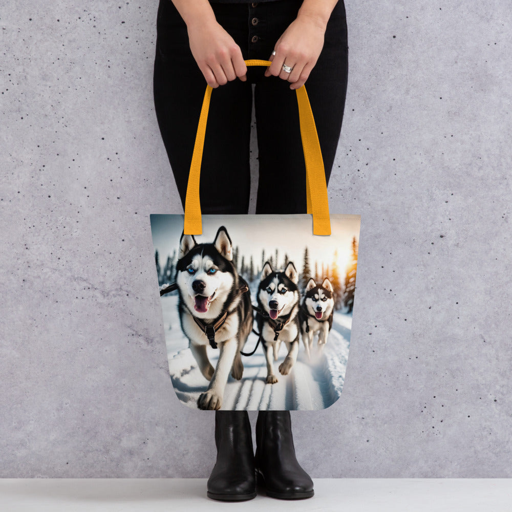 Tote bag-Siberian Husky V2