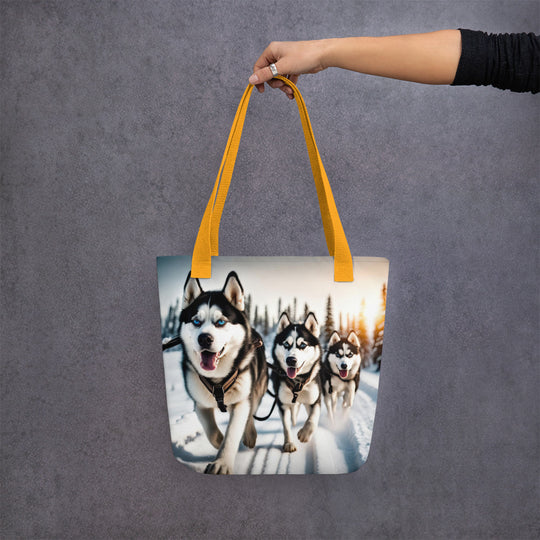 Tote bag-Siberian Husky V2