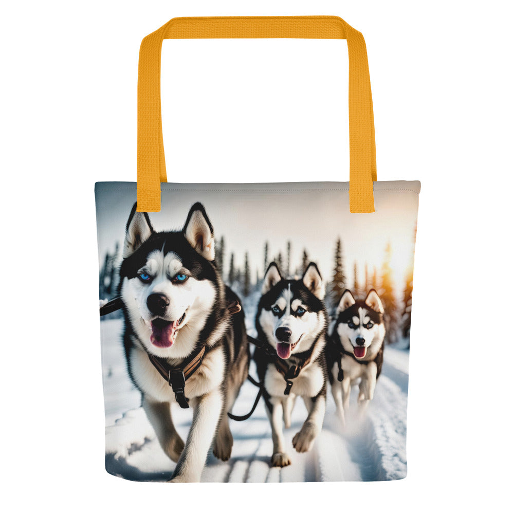 Tote bag-Siberian Husky V2