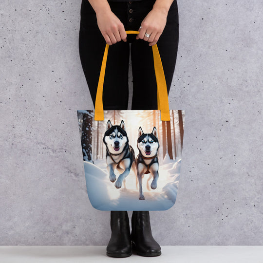 Tote bag-Siberian Husky V4