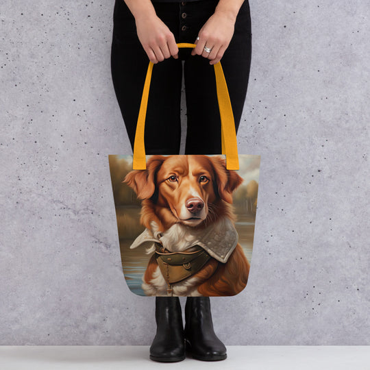 Tote bag-Novia Scotia Duck Trolling Retriever