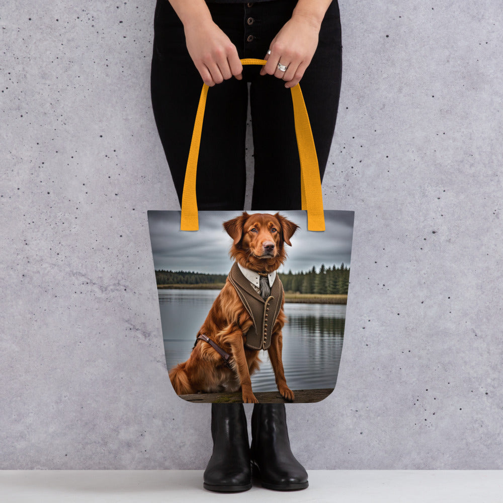 Tote bag-Novia Scotia Duck Trolling Retriever V2