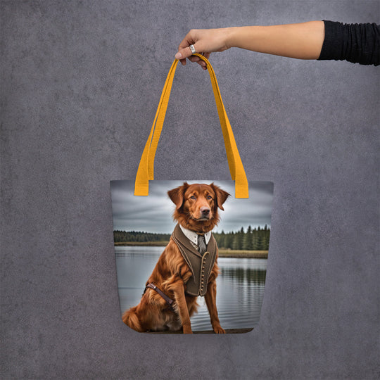 Tote bag-Novia Scotia Duck Trolling Retriever V2