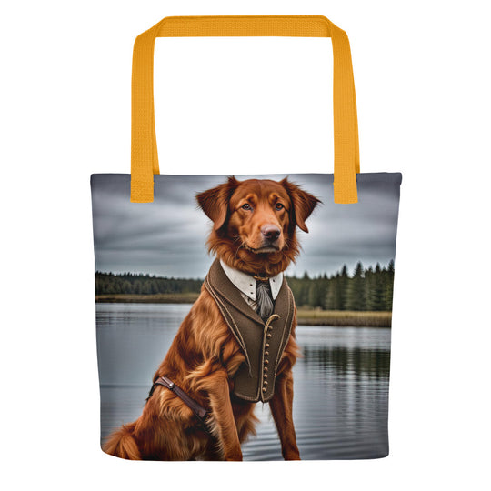 Tote bag-Novia Scotia Duck Trolling Retriever V2