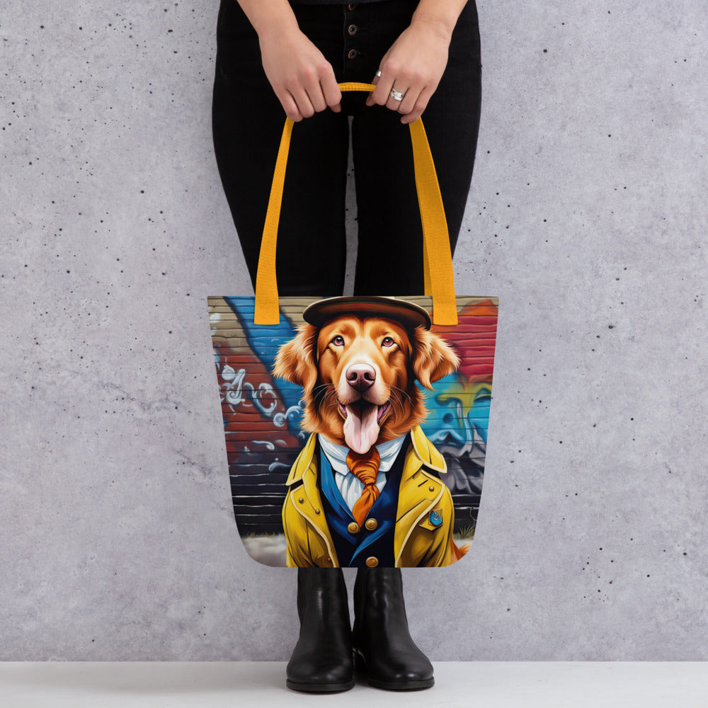 Tote bag-Novia Scotia Duck Trolling Retriever V3