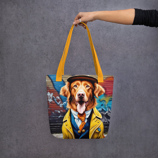 Tote bag-Novia Scotia Duck Trolling Retriever V3