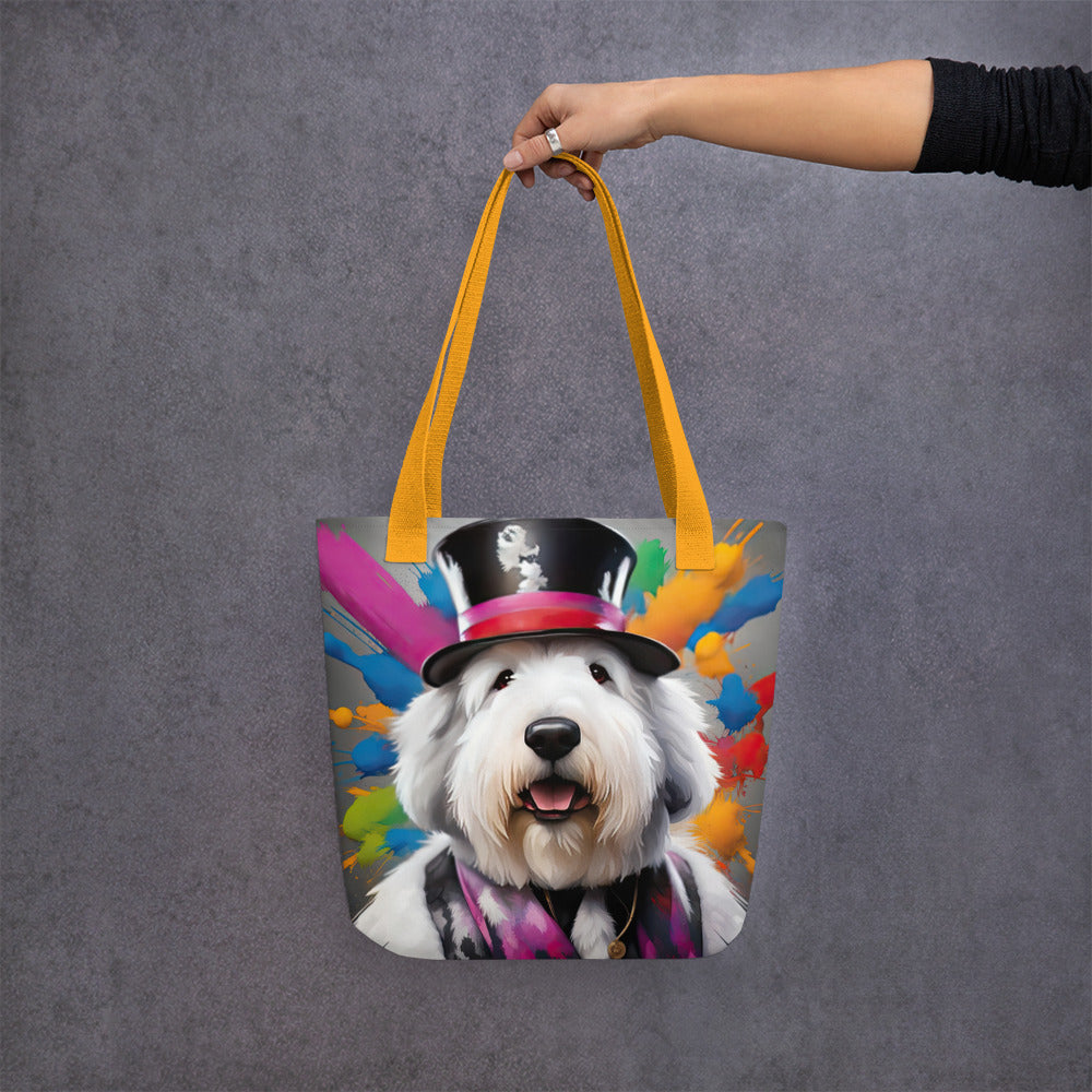 Tote bag-Old English Sheepdog V3