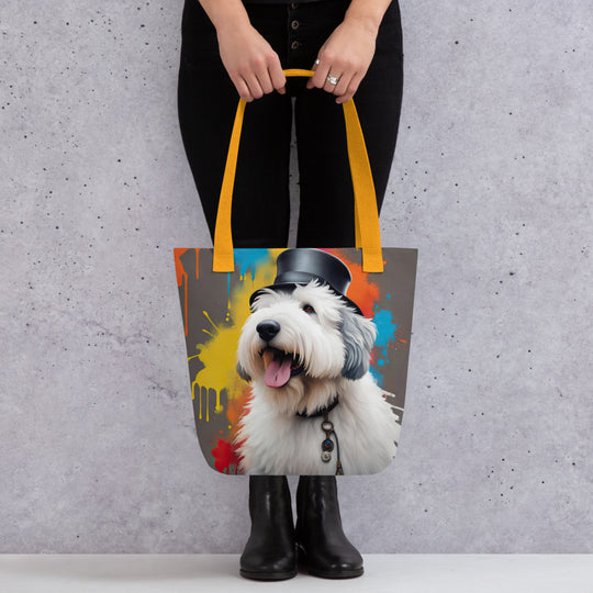 Tote bag-Old English Sheepdog V4