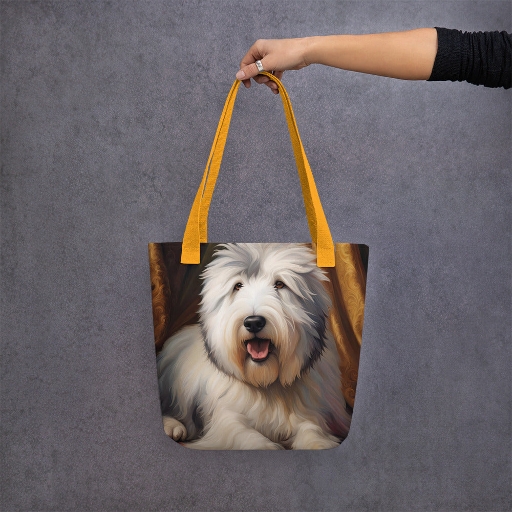 Tote bag-Old English Sheepdog V6