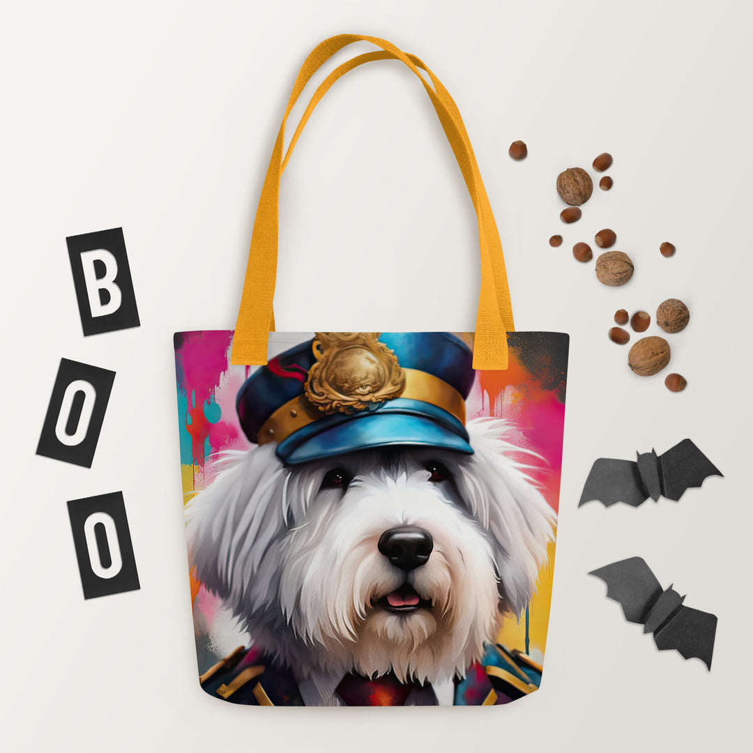 Tote bag-Old English Sheepdog V7