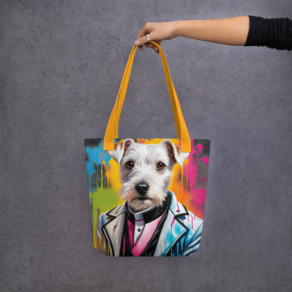 Tote bag-Parson Russel Terrier V3