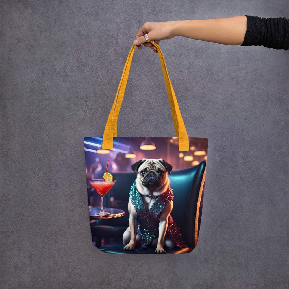 Tote bag-Pug V4