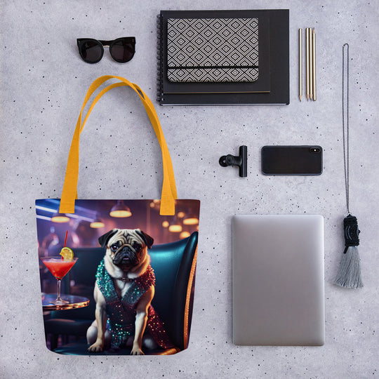 Tote bag-Pug V4