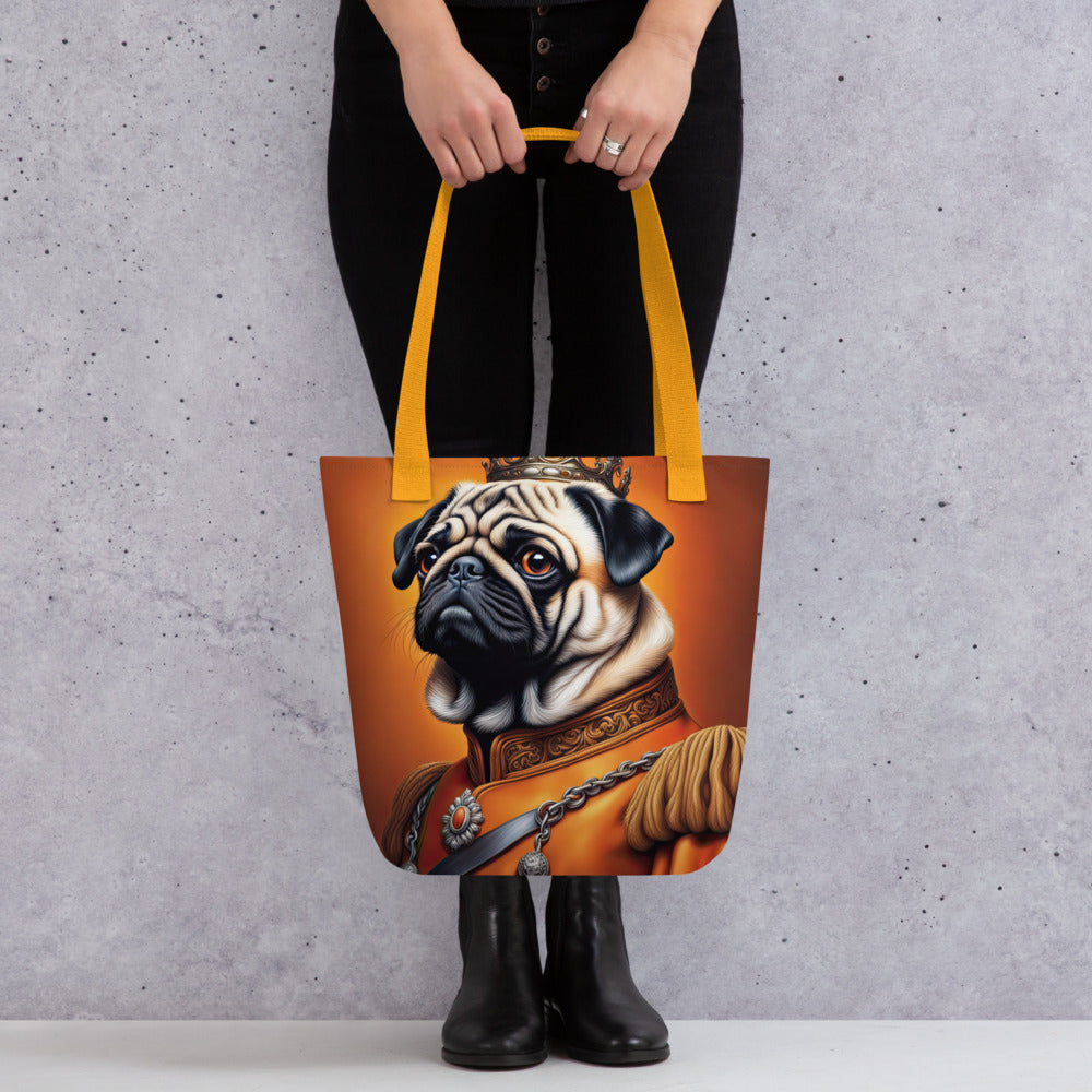 Tote bag-Pug V7