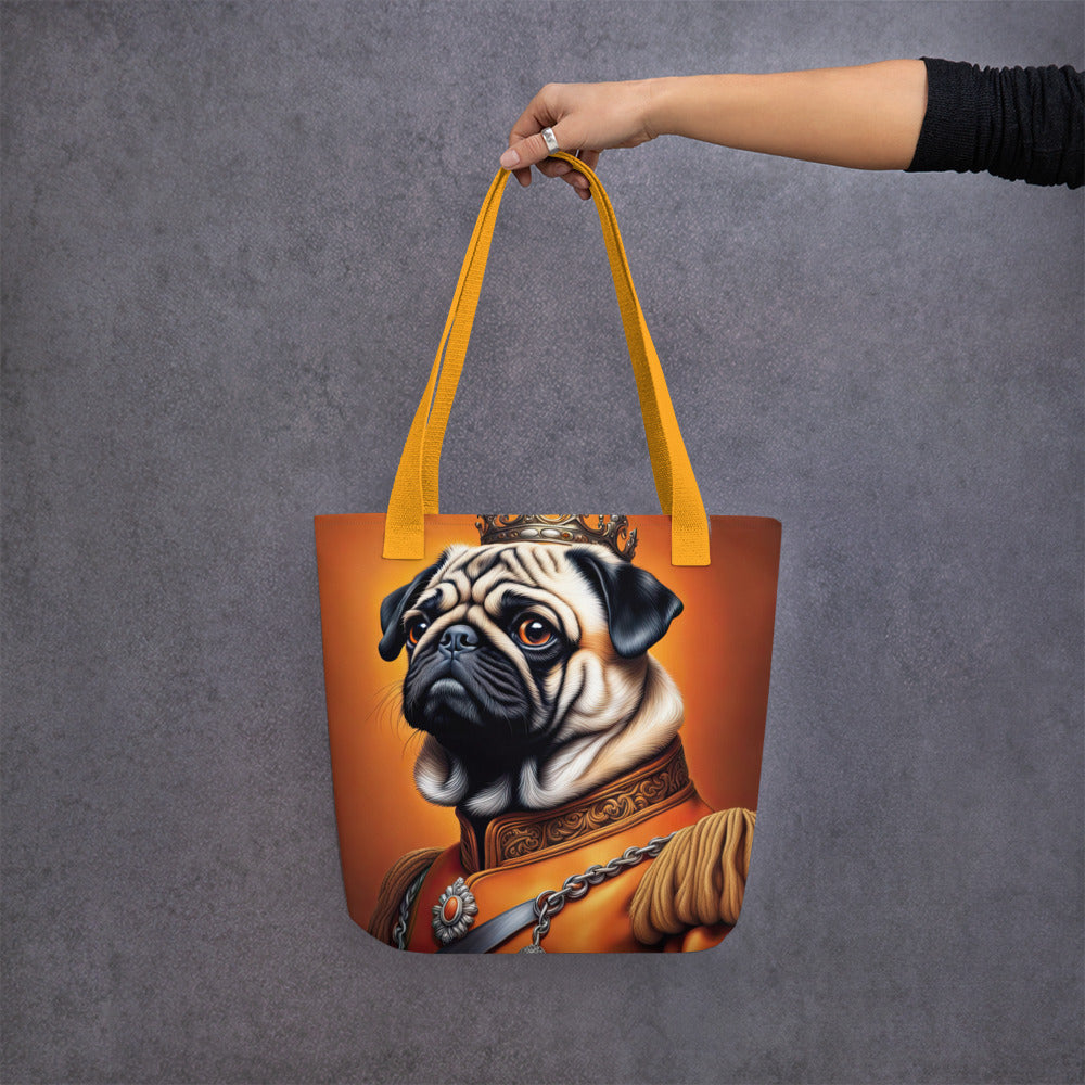 Tote bag-Pug V7