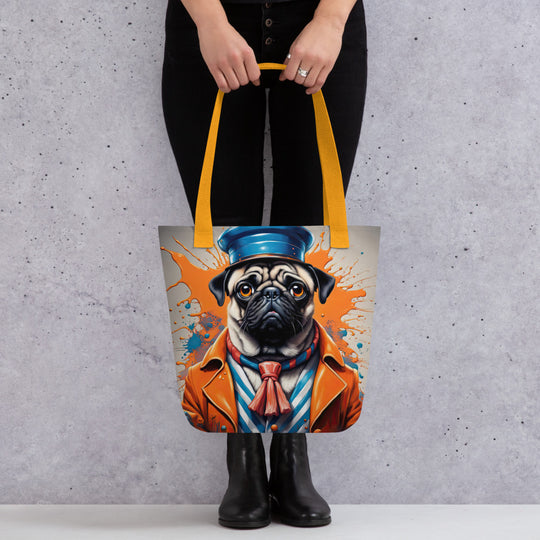 Tote bag-Pug V8