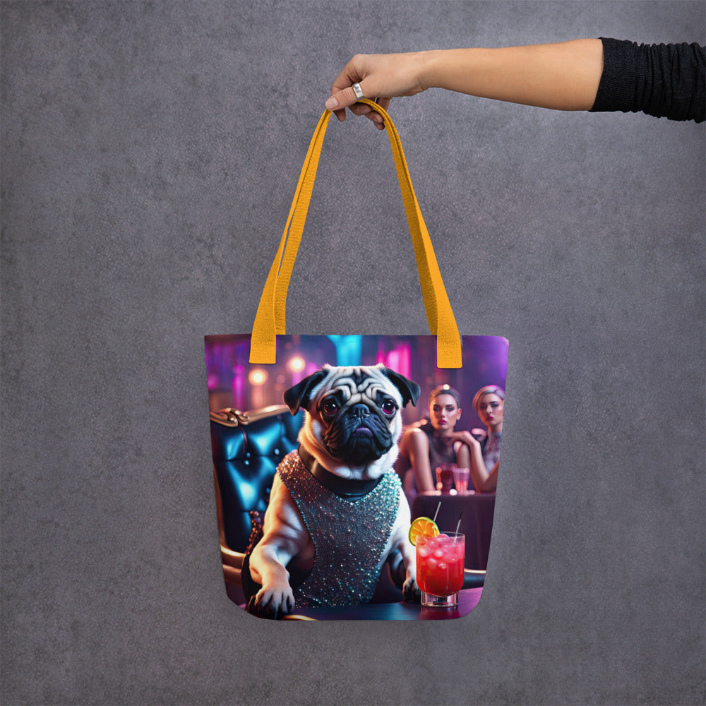 Tote bag-Pug V10