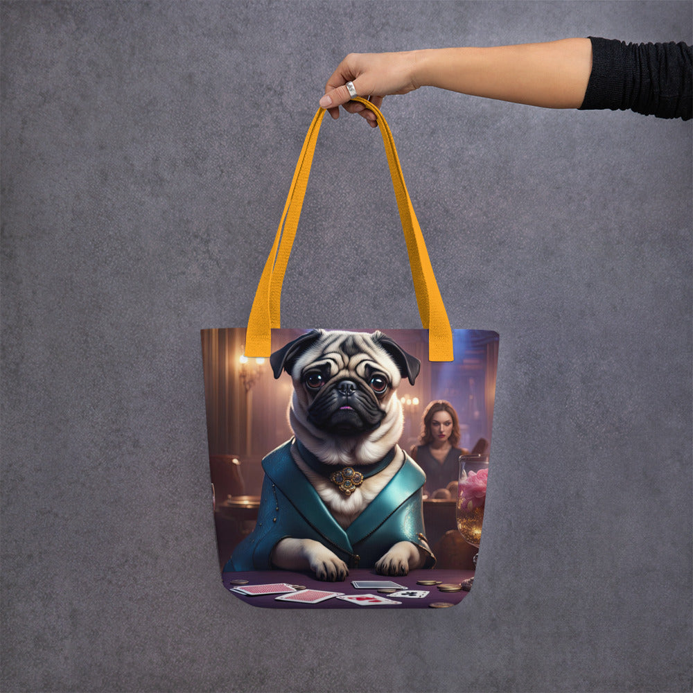 Tote bag-Pug V11