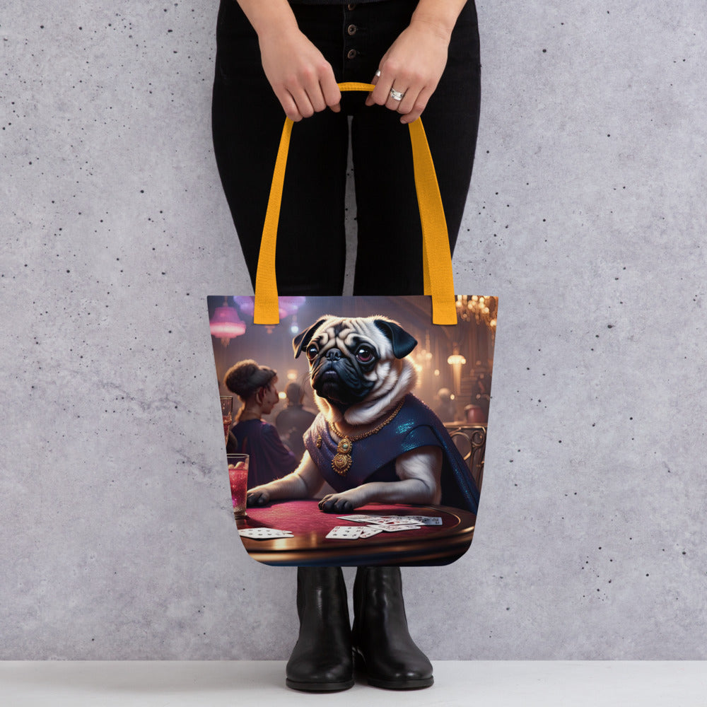 Tote bag-Pug V12