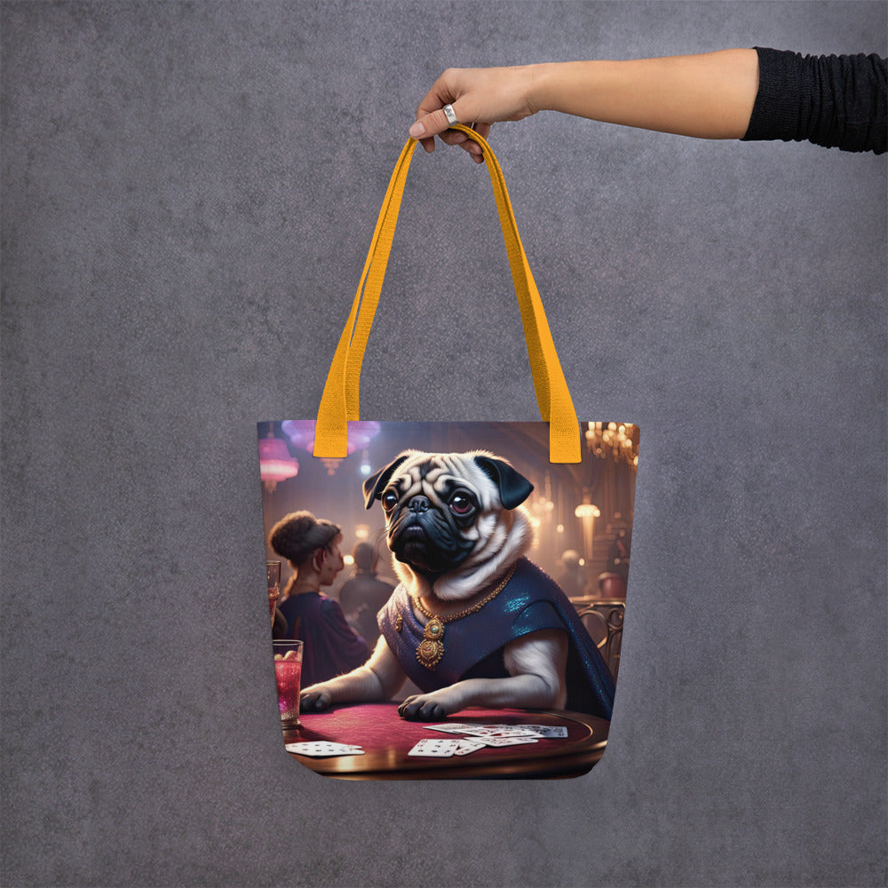 Tote bag-Pug V12