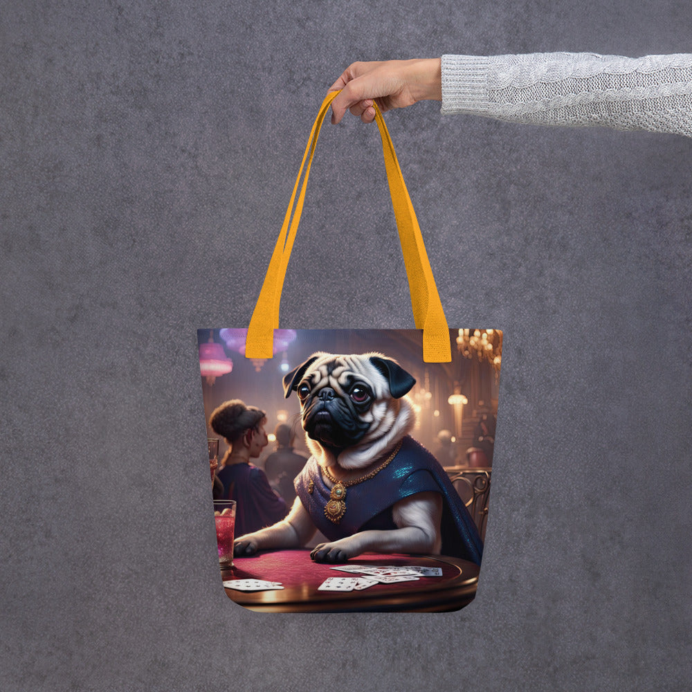 Tote bag-Pug V12