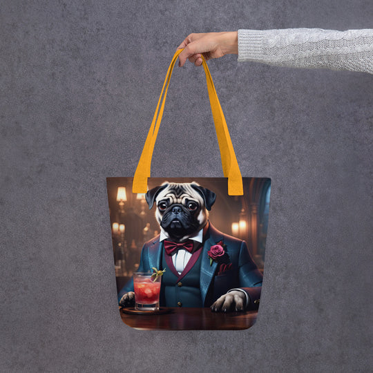 Tote bag-Pug V14