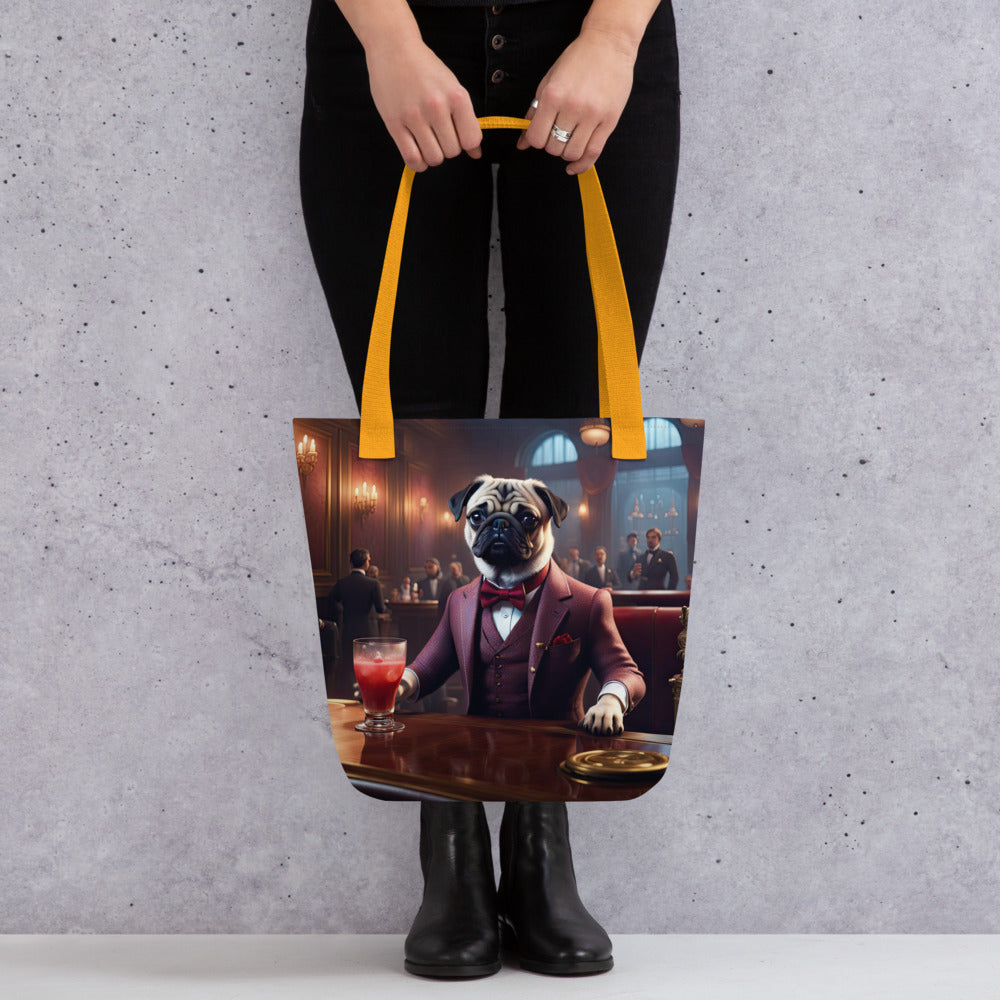 Tote bag-Pug V15