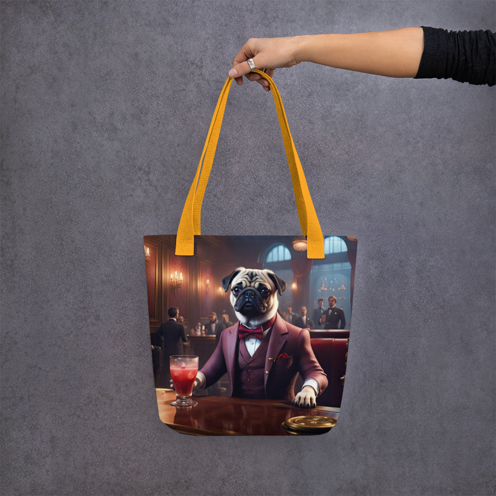 Tote bag-Pug V15