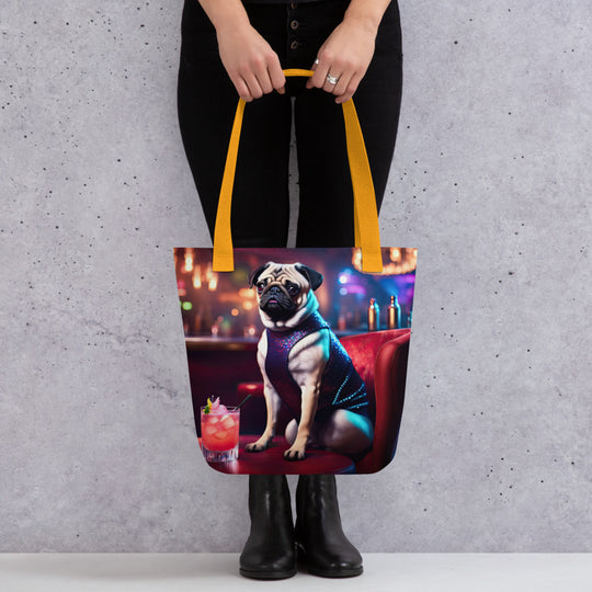 Tote bag-Pug V17