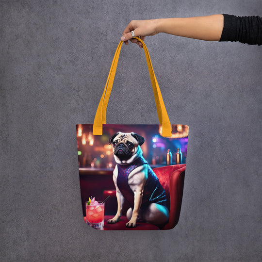 Tote bag-Pug V17