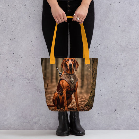 Tote bag-Redbone Coonhound V2