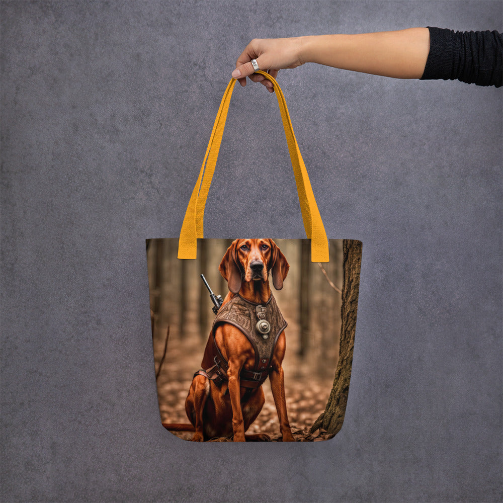 Tote bag-Redbone Coonhound V2