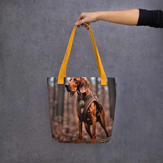 Tote bag-Redbone Coonhound V3