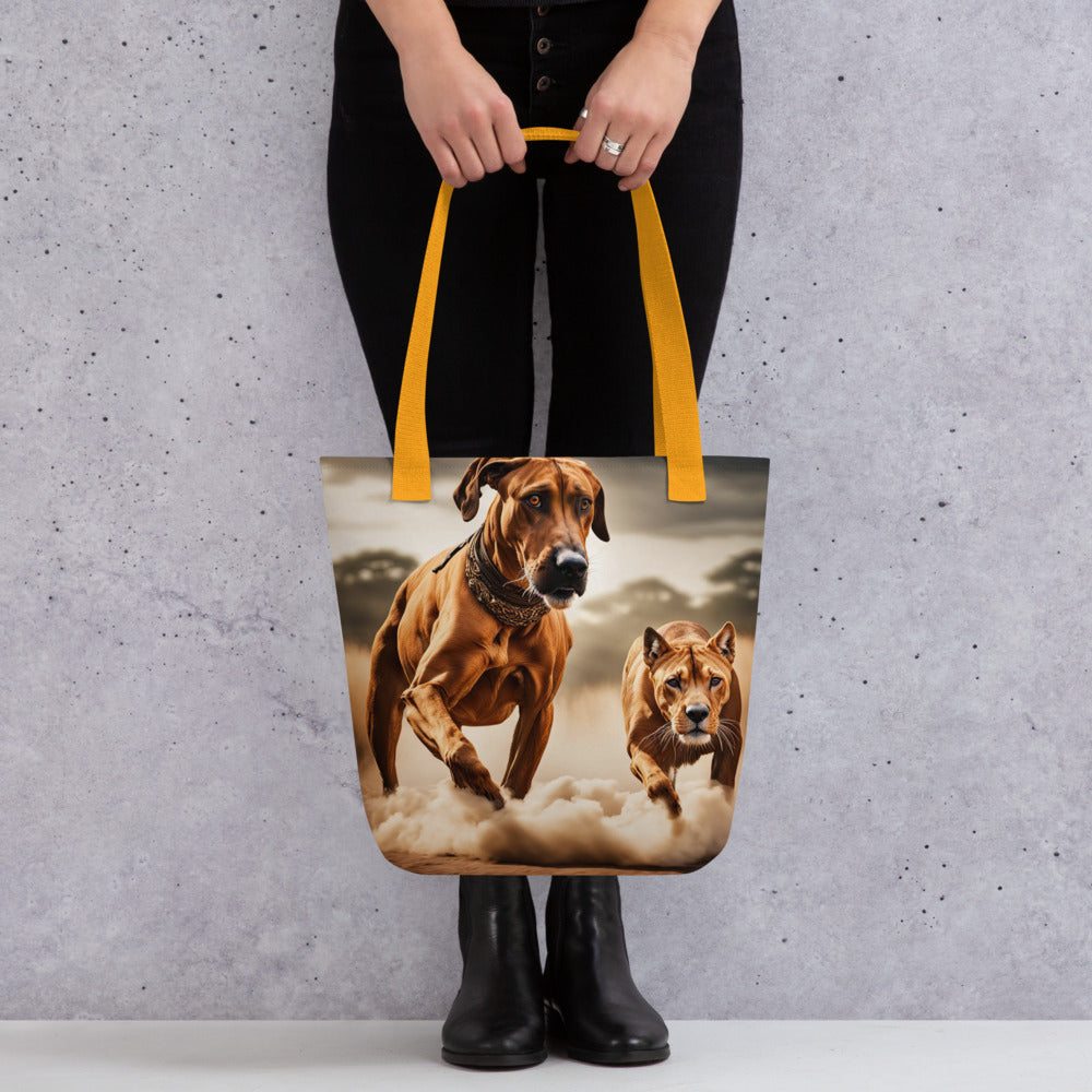 Tote bag-Rhodesian Ridgeback