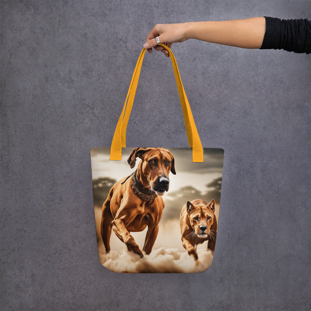 Tote bag-Rhodesian Ridgeback