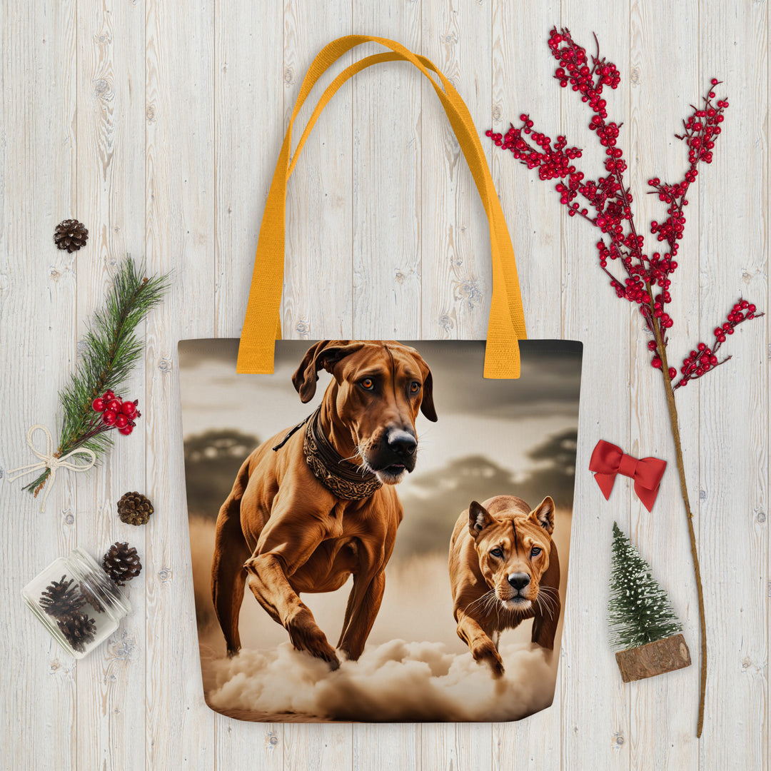 Tote bag-Rhodesian Ridgeback