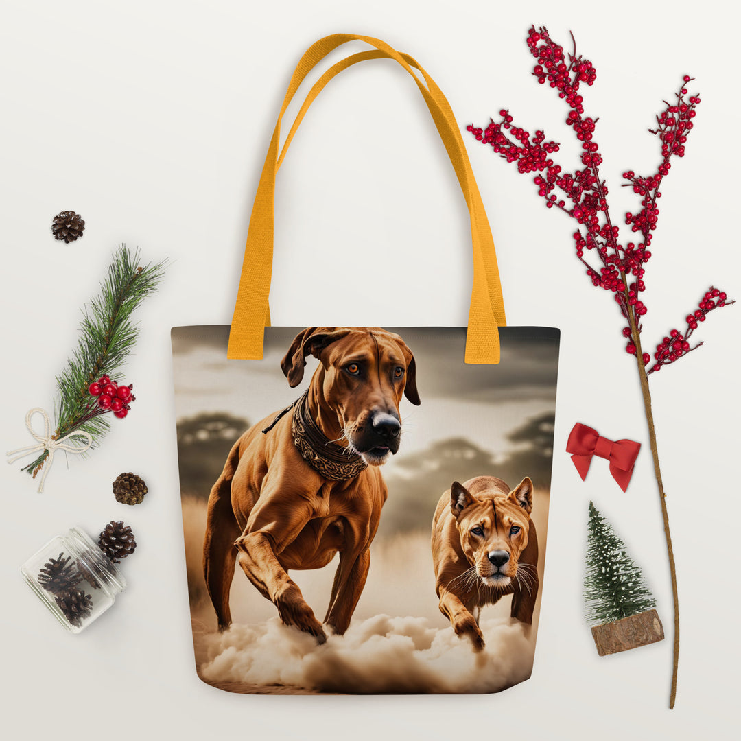 Tote bag-Rhodesian Ridgeback