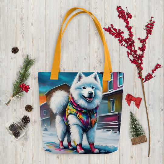 Tote bag-Samoyed