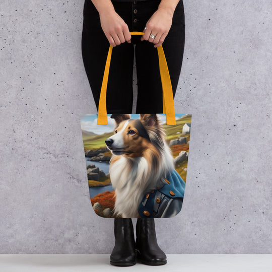 Tote bag-Shetland Sheepdog