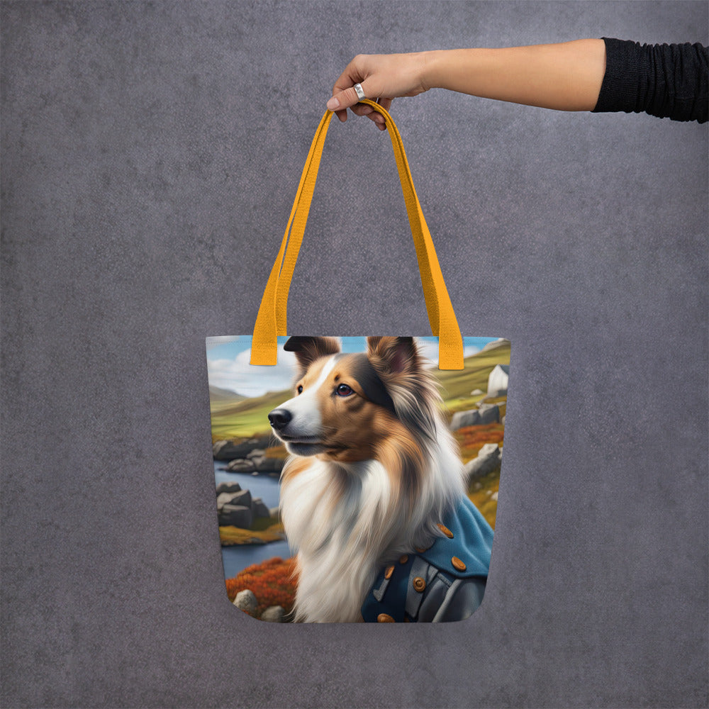 Tote bag-Shetland Sheepdog