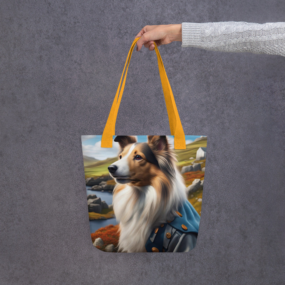 Tote bag-Shetland Sheepdog