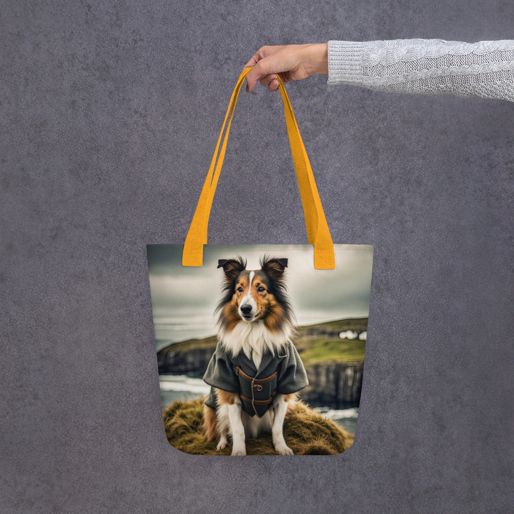 Tote bag-Shetland Sheepdog V3