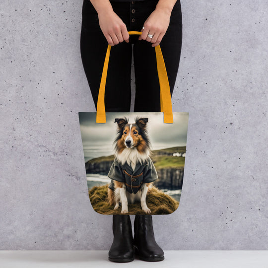 Tote bag-Shetland Sheepdog V3