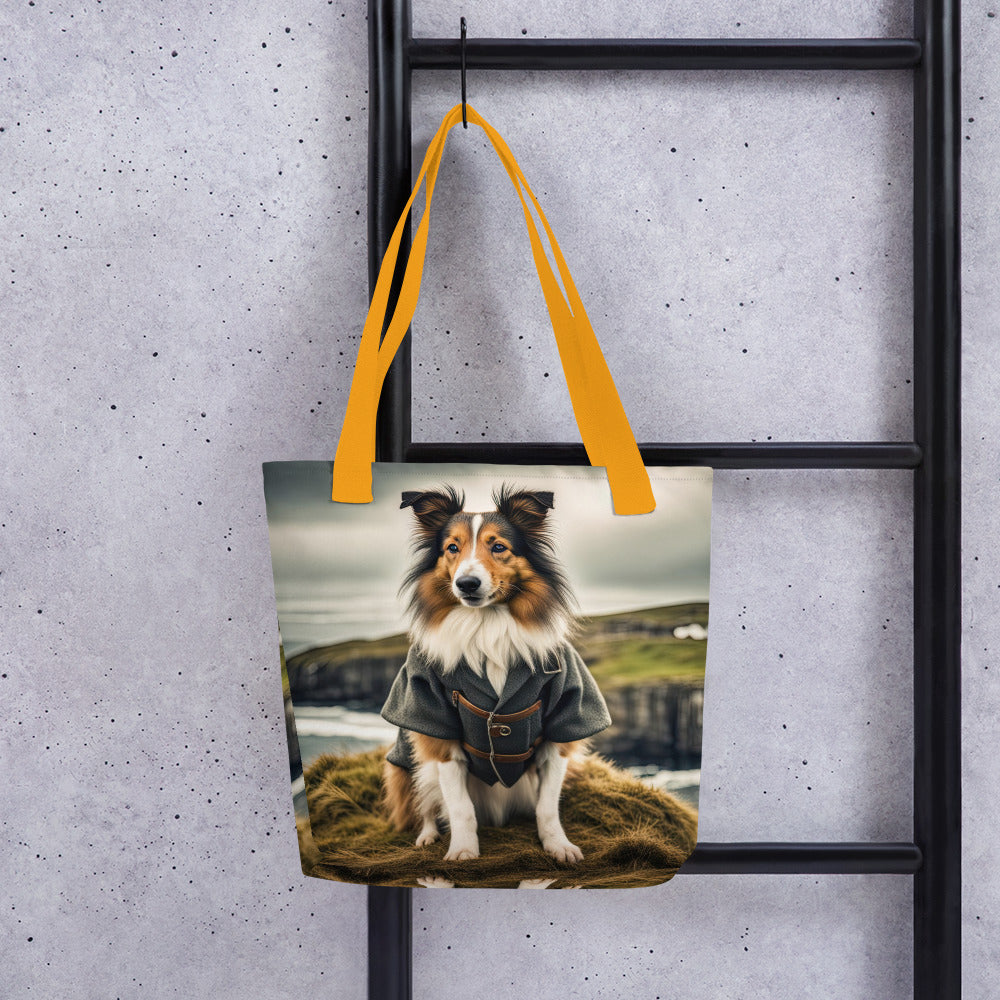 Tote bag-Shetland Sheepdog V3